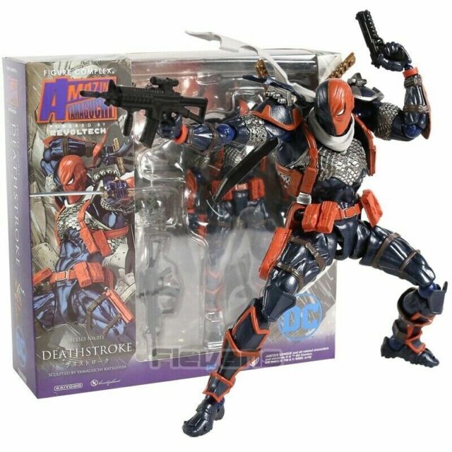 Revoltech Series NO.011 Deathstroke PVC Action Figure Collectible Model Toy