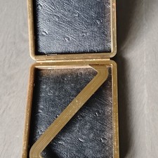 Art Deco Cigarette/Cigarillo Case. Ostrich Le...