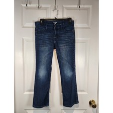 Girl's sz 12 Blue Denim Jeans Straight Leg by Cat and Jack Adjustable Waist