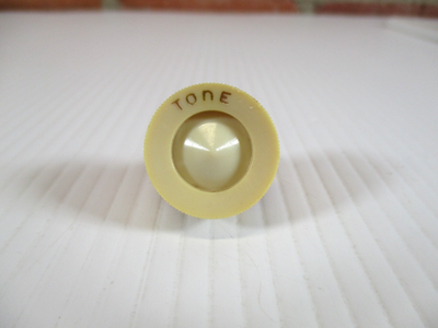#ad Vintage Radio Tone Knob Off White 1 Inch Wide $9.75