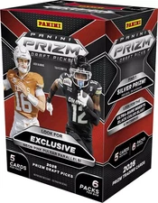 2025 Panini Prizm Draft Picks Football Factory Sealed Blaster Box ~ 6 Packs