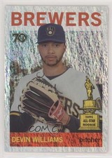 2021 Topps All-Star Rookie Cup Base Image Holofractor 89/99 Devin Williams 0c2