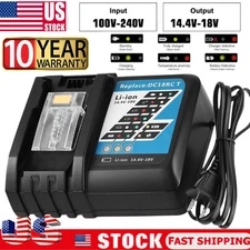 DC18RC for Makita 18V Battery Charger DC18RA DC18SD Fast Lithium Battery Charger