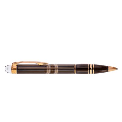New Montblanc Star Walker Black Rose Gold-Plated Metal Luxury Ballpoint 106869