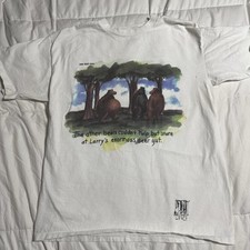 VTG 90  s The Far Side T Shirt Bears In Woods Enormous Deer Gut Single Stitch  L