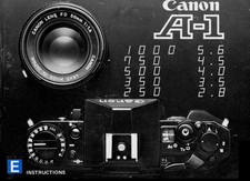 Canon A-1 A1 Camera User Owner Instruction Manual