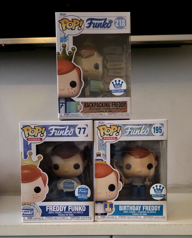 Freddy Funko Pop! Cheap Damaged Bundle Set of 3