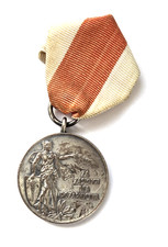 Poland Fire Brigade Medal of Merit --Za Zasługi dla Pożarnictwa-- Level Silver 2