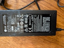 LG LCAP45 19V AC/DC Adapter Power Supply Black Barrel Connector Powered