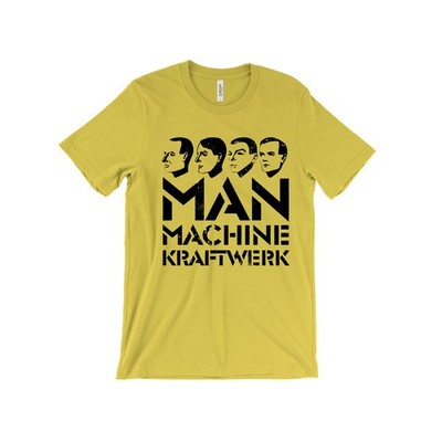 Kraftwerk T Shirt - Man Machine, electronic pioneers, Trans-Europe Express, 80s