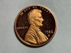 1986 S Lincoln Cent Gem Proof #1