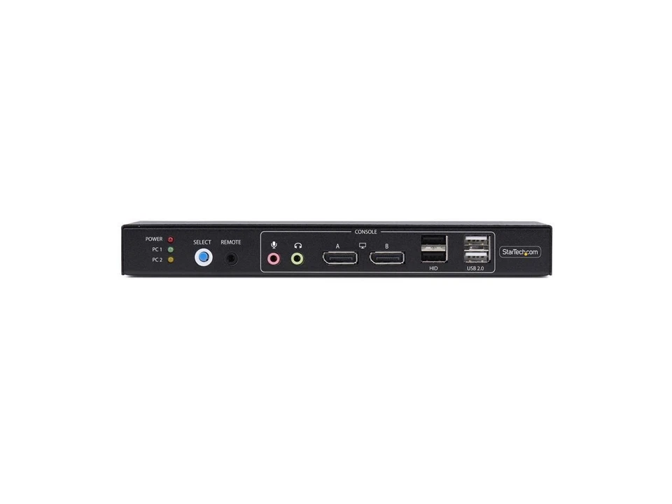 StarTech 2-Port Dual-Monitor DisplayPort KVM Switch with Dual View Video Matrix- - Image 3 of 4