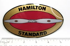 Vintage Hamilton Standard Aircraft Propellers Sticker Decal Windsor Locks CT a