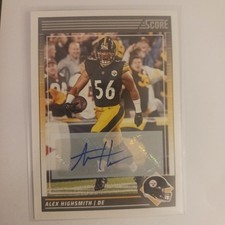 2024 Score Signatures #238 Alex Highsmith Auto Autograph STEELERS