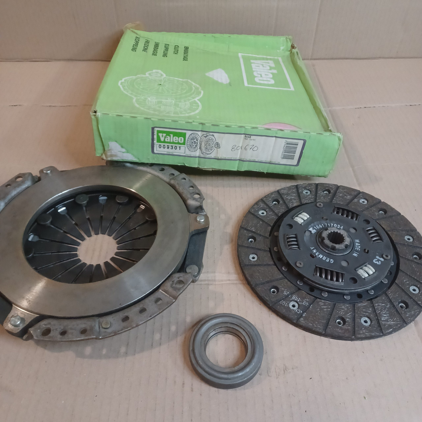 Kit embrayage 3 pièces Saab 900 I 2.0 Turbo pour restauration de transmission