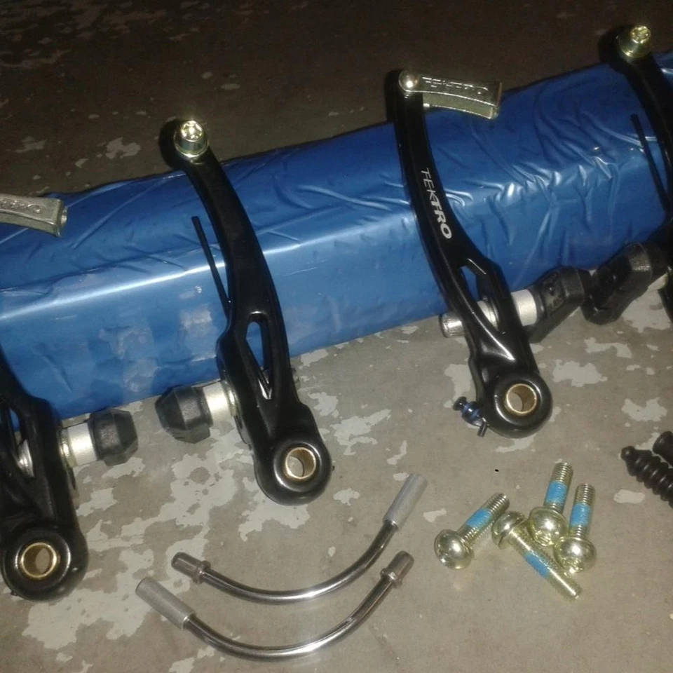 1Pair V BRAKES (Front + Rear) Cycle Mountain Bike BMX Hybrid BLACK↟ - Image 4 of 4