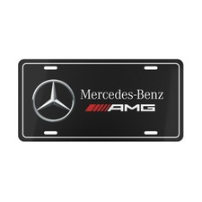 Mercedes-benz Amg License Plate Auto Car Aluminum Metal Tag Vanity Plate Mercedes-benz Amg License Plate Auto Car Aluminum Metal Tag Vanity Plate