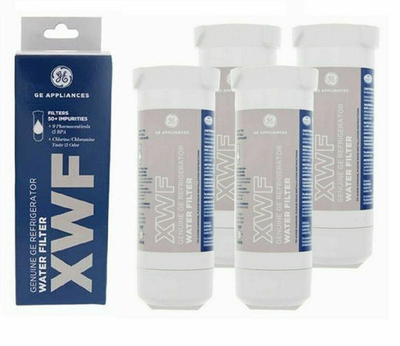 #ad #ad 4 pack Brand new genuine replacement parts for GE XWF refrigerator water filter $49.99