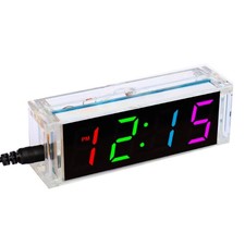 DIY Clock Kit Digital Tube Temperature Clock Display DS1302 DIY Electronic5546
