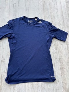 Adidas techfit compression Shirt blau neu unisex XL