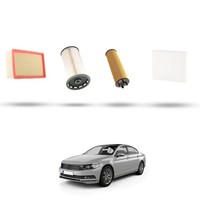 Hoffcar Set Service - 4 Filter FüR VW Passat(3G2,3G5) 2.0 Tdi 90Kw Von 2020