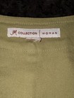 JM Collection Woman’s Beige Zip Front Lagenlook Embroidered Boho Jacket Sz  16 W — photo 7