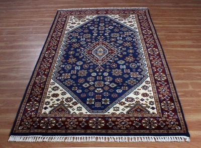 Tapis Kilim Floral En Laine Beige Noué À La Main Pour Salon Chambre - Photo 1/4