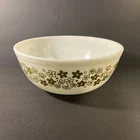 PYREX Spring Blossom crazy daisy nesting 4 Qt mixing bowl #404 Vintage