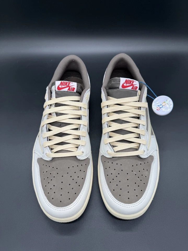 Nike Travis Scott X Air Jordan 1 Low Og Sp Eu 46 US 12 DM7866- 162 Reverse Mocha - Image 2 of 4