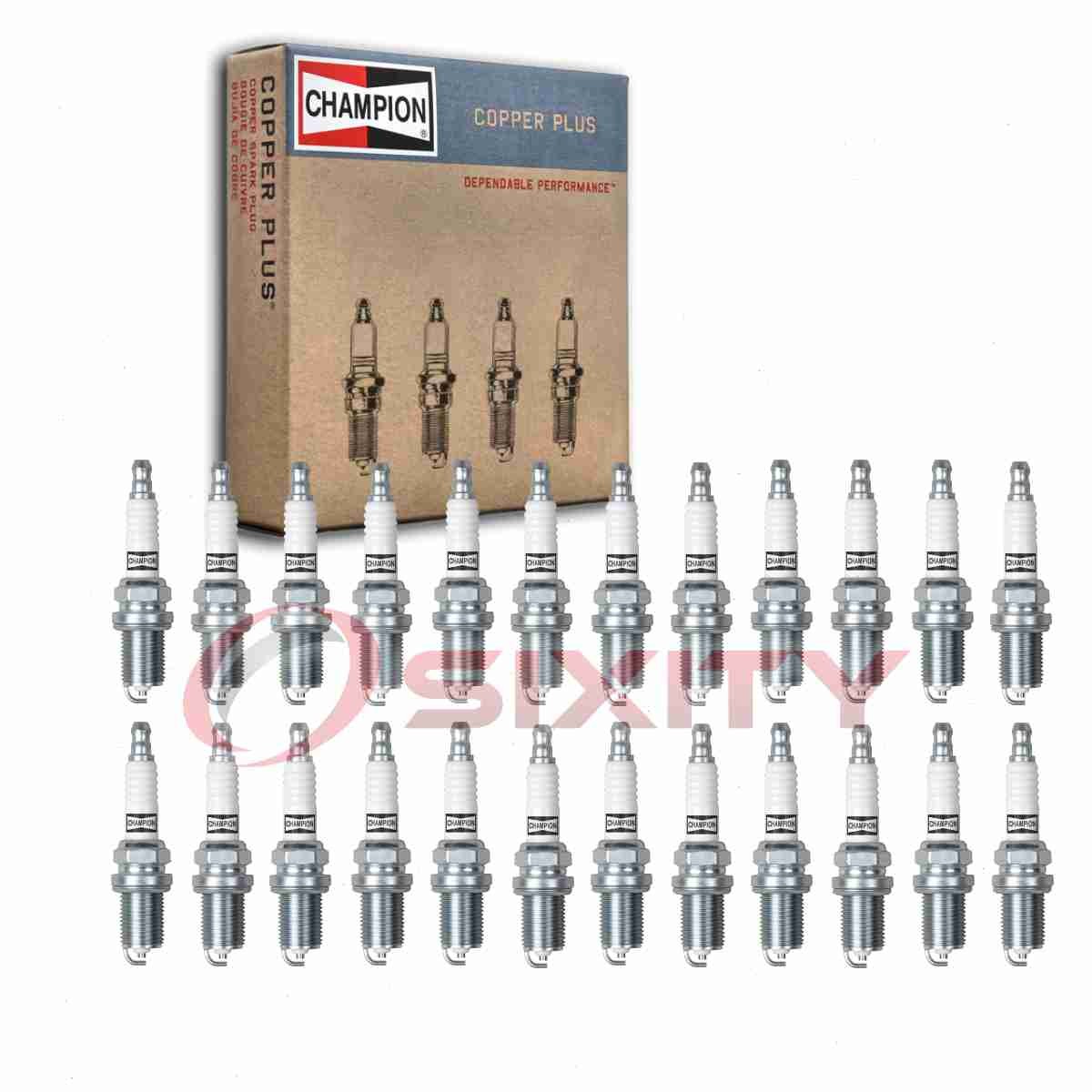 24 pc Champion Copper Plus Spark Plugs for 2003-2012 Maybach 62 5.5L 6.0L kb