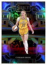 2024-25 Panini Select WNBA Silver Prizm Cameron Brink RC Los Angeles Sparks #56