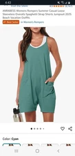 Women's S Rompers Sleeveless Pockets Shorts Casual Anrabess Jumper S summer 3