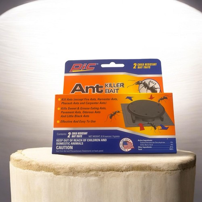 #ad PIC Ant Killer Bait 2 Pack Child Resistant Trays Easy Effective NEW STORE PROMO $3.49