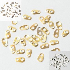 End Tag 2 Hole Connector For Necklace Bracelet  Chain Clasp