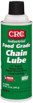 CRC 16 oz Aerosol High Temperature Chain & Cable Lubricant White, 8 to 325?F,...