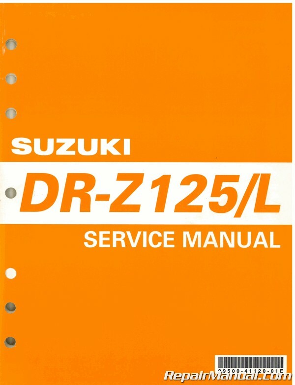 テキスト Used 2003 Suzuki DR-Z125 DR-Z125L Service Manual | eBay