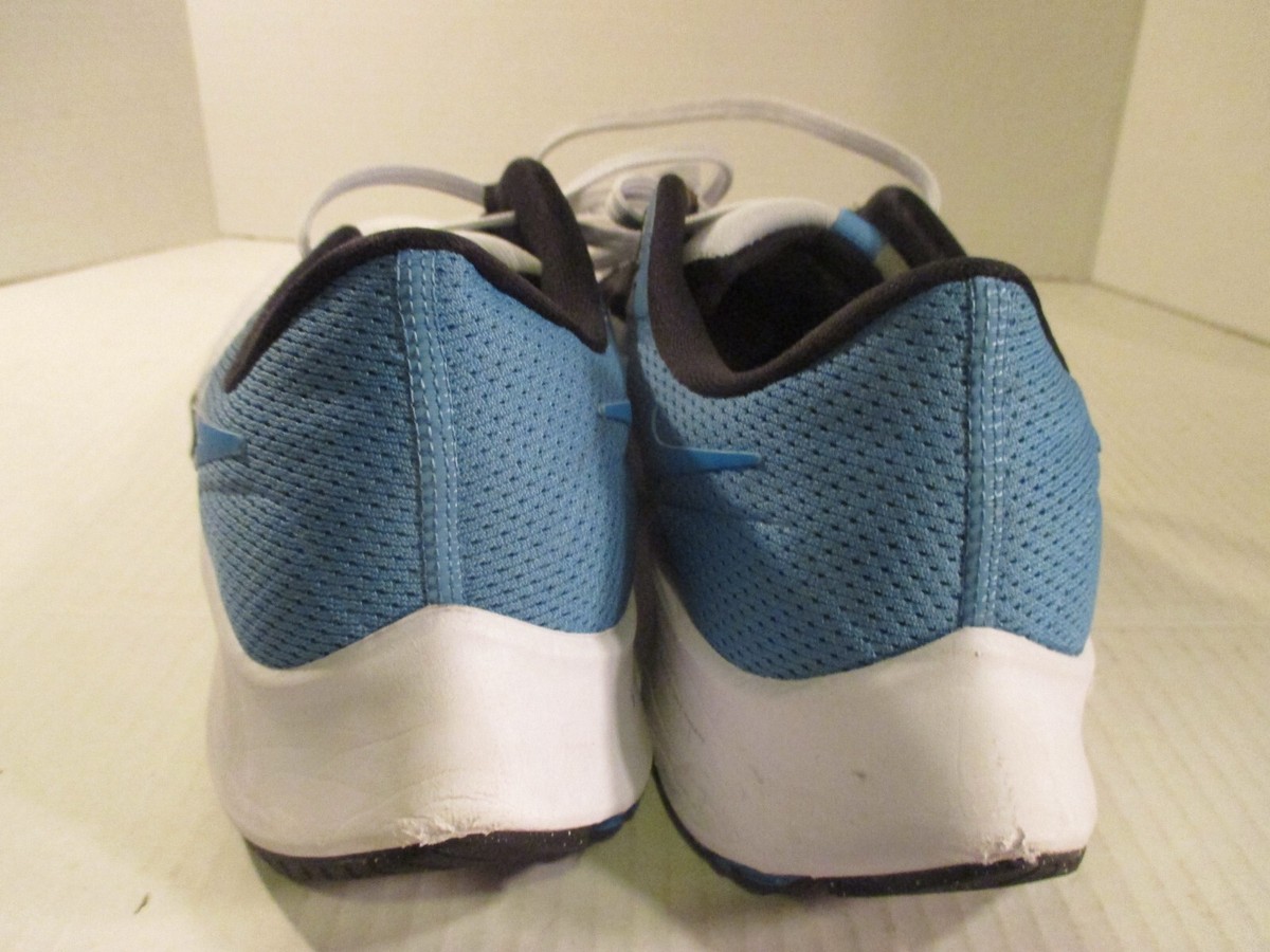 Nike Air Zoom Pegasus 38 Mens 10.5 Pure Platinum Photo Dutch Blue CW7356-009 NIKE AIR ZOOM PEGASUS 38 PURE PLATINUM/PHOTO BLUE-BLCK  main image 3