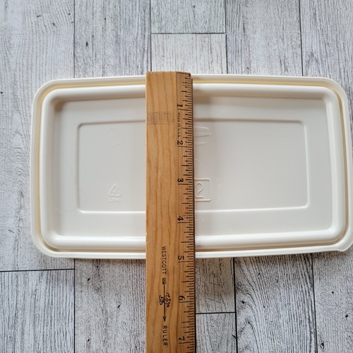 Vintage Rubbermaid Replacement lids lid Servin Saver Almond Round Square Blue - Picture 110 of 148