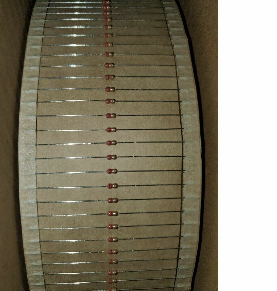 100pcs 2.2 Ohm Resistors - 1/4W Carbon Film, For BMW Mercedes Toyota Honda SRS Airbag