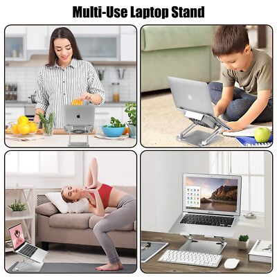 OneCut Adjustable Aluminium Laptop Stand With Heat Vent, 4-17 Inch - View #10
