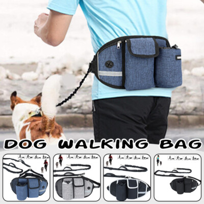 Multifunctional Dog Walking Bag Adjustable Puppy Training Pouch Outdoor  Waist