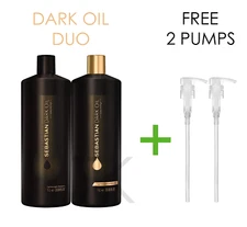 Sebastian DARK OIL Shampoo and Conditioner 33.8 oz Duo with TWO PUMPS