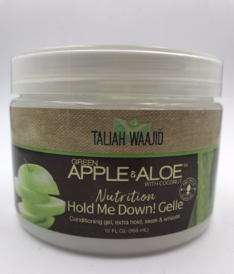 TALIAH WAAJID GREEN APPLE & ALOE NUTRITION HOLD ME DOWN & GELLE 12 oz