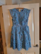 Blue Myleene Klass Midi Prom Dress - Size 10