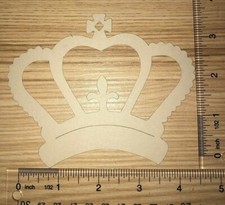 10 CROWN cardstock paper die cut embellishments