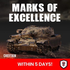 World Of Tanks 3 Gun Marks Of Excellence On T95 Fv41 Chieftain Within 5 Days Ebay