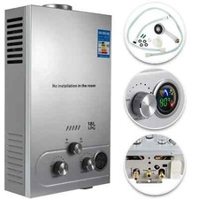 Vevor 6l8l10l12l16l18l Lpg Propane Gas Instant Hot Water Heater Boilers