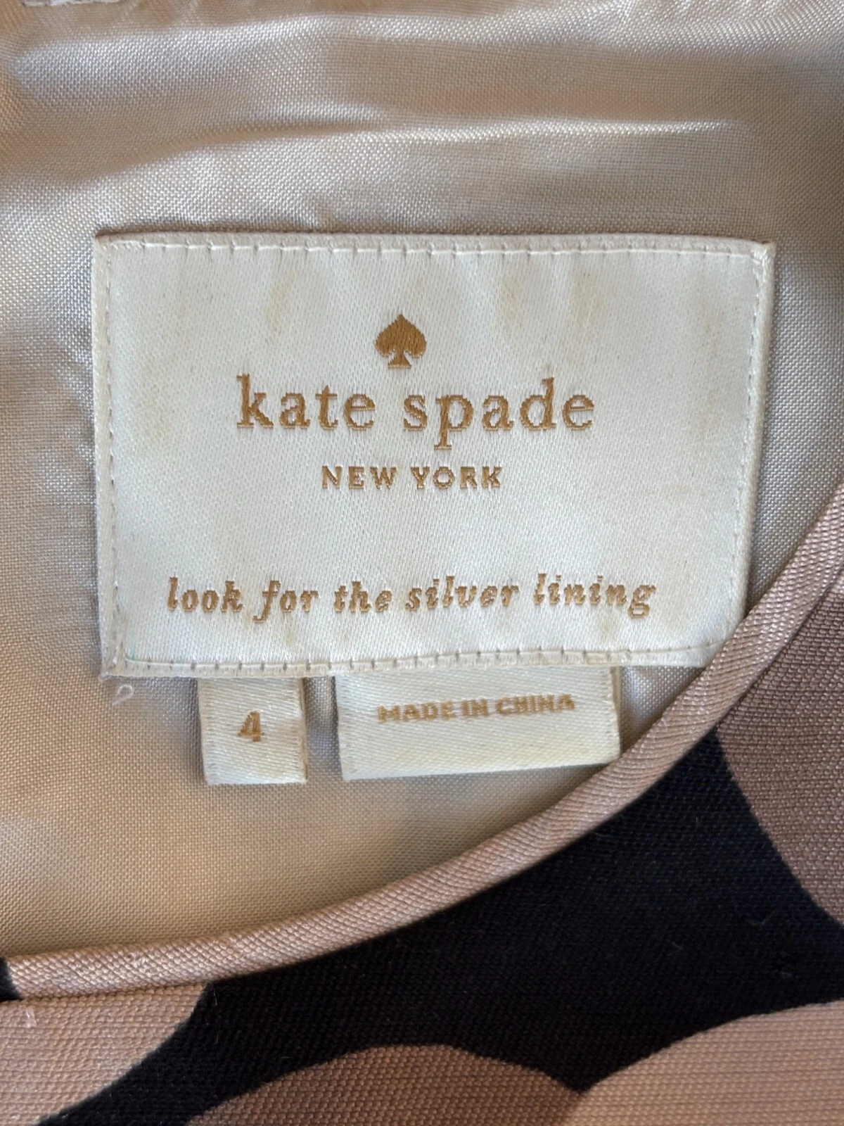 Abito tubino floreale senza maniche Kate Spade New York taglia 4 misto cotone seta