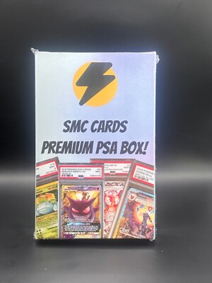 Pokmon Graded Card Mystery Slab Box  Guaranteed Grade 8, 9, Or 10! B&W  Packs Possible  Fun