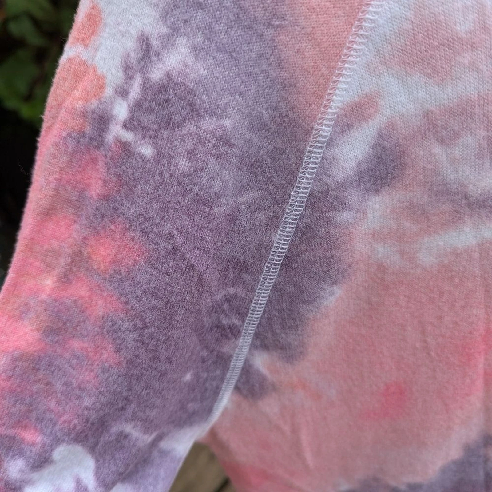 UNDERCOVER Felpa con cappuccio morbida Victorias Secret rosa oversize viscosa poli cravatta morbida tinta taglia XS SM